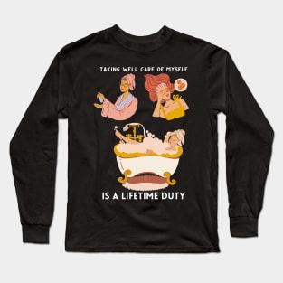 Lovingly Taking Care Of Myself Long Sleeve T-Shirt